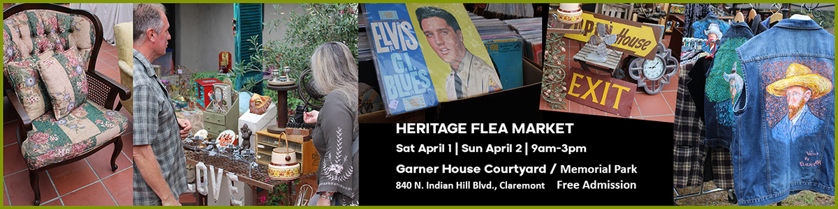 Heritage Flea Market April 1 and 2 9am-3pm