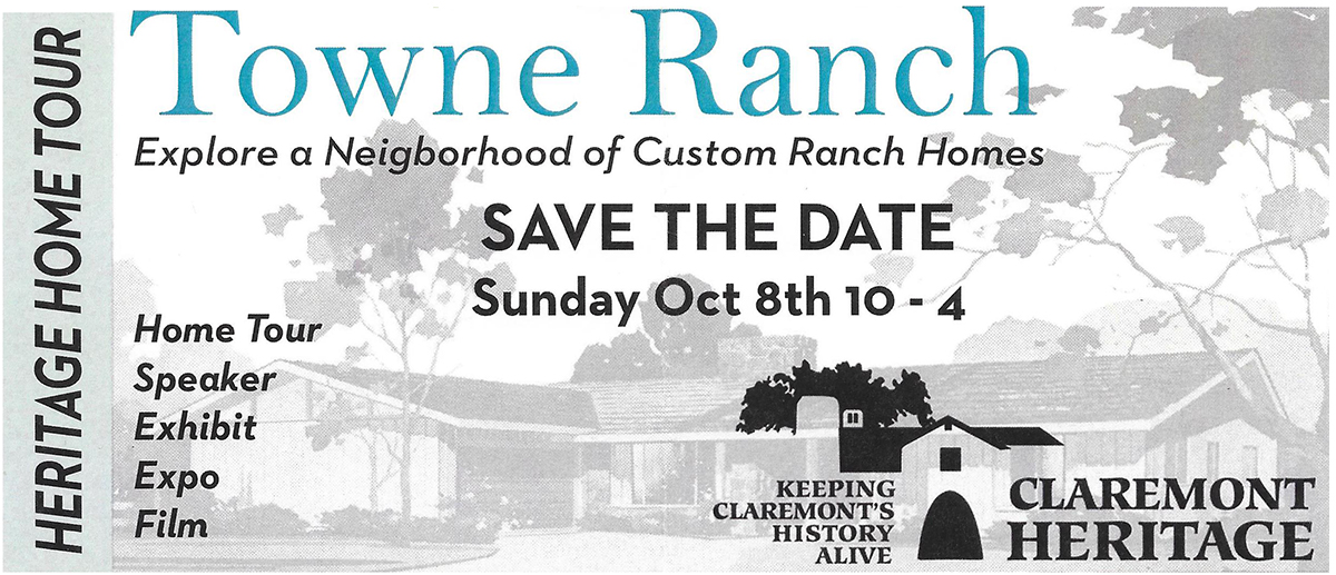 Home Tour & Fall Festival Oct 9 2016 Claremont Heritage