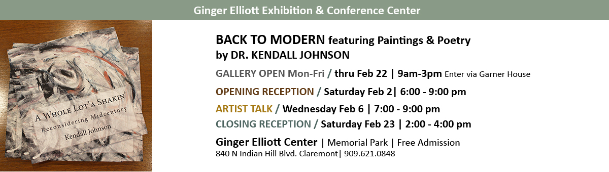 Back to Modern Exhibition by Dr. Kendall Johnson