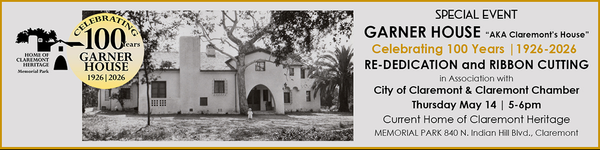 Re-dedication Ribbon Cutting of Garner House Thurs May 14 | 5-6pm