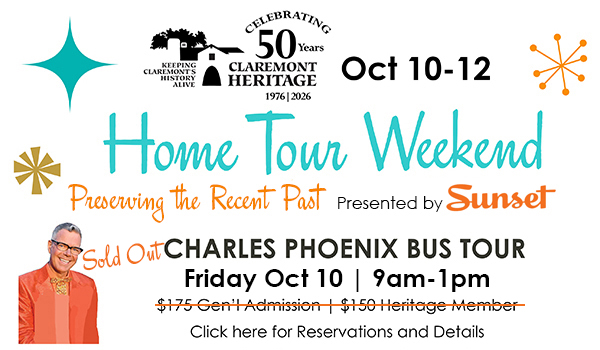 Charles Phoenix Claremont Modern Bus Tour tickets and info ClareMOD Fri Oct 10  9am-12:30pm