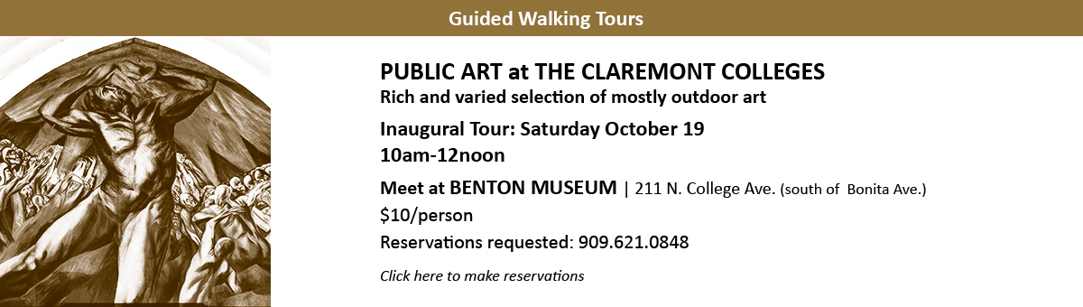Art Walking Tour at The Claremont Colleges Oct 19 2019