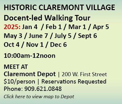 Claremont Village Guided Walking Tour