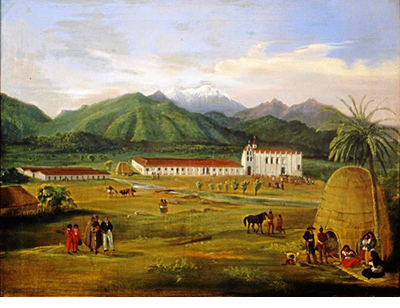 San Gabriel Mission circa 1832