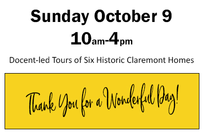 Claremont Heritage Home Tour