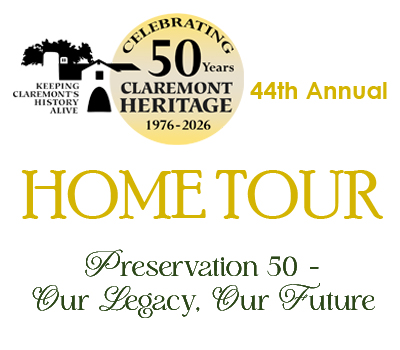 Claremont Heritage Home Tour Tickets