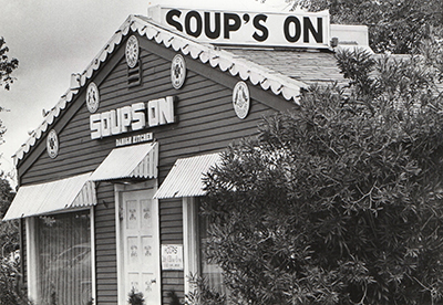 Soup's On previously located at 560 E. Foothill Blvd., Claremont CA