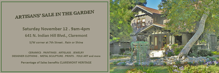 Artisans Sale in the Garden