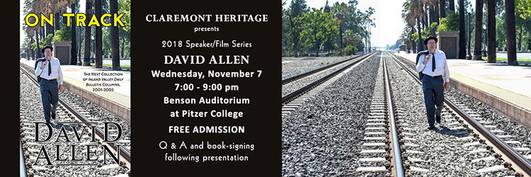 David Allen On Track Book Presentation Nov 7