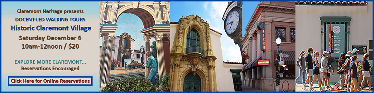 Historic Claremont Village Guided Walking Tour