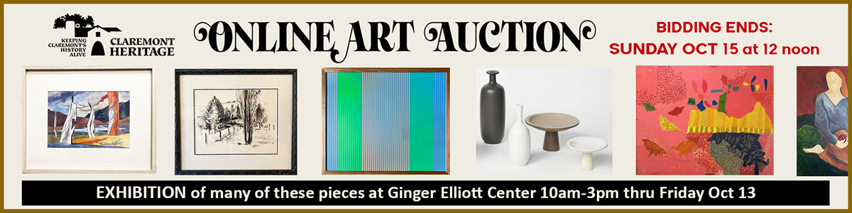 Online Art Auction Oct 8 at 12 noon thru Oct 15 at 12noon