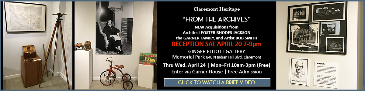 From the Claremont Heritage Archives Art Exhibition - Garner House - Watch a brief video