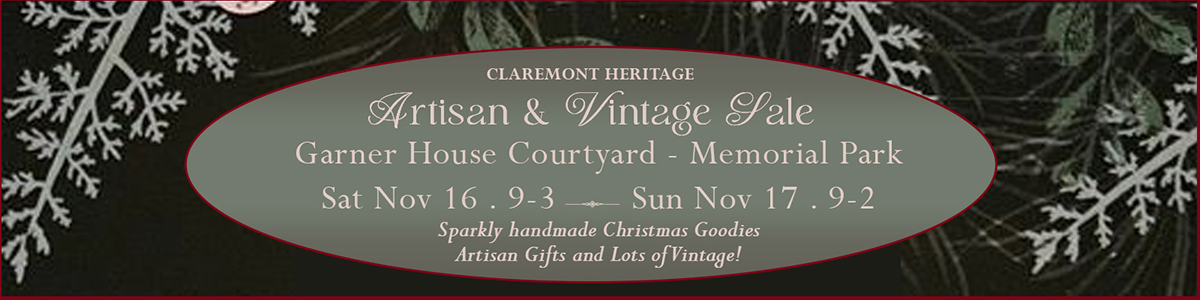 Claremont Heritage Artisan and Vintage Sale
