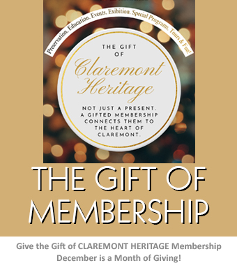 Give the Gift of Claremont Heritage membership