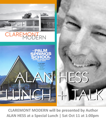 Alan Hess Lunch and Talk Sat Oct 11 | 1:00-3:00pm