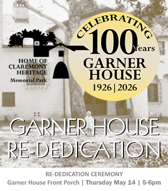 Logo Garner House 100th Anniversary 1926-2026