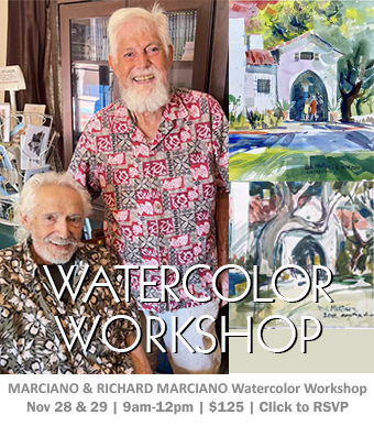 Watercolor Workshop Marciano and Richard Martinez